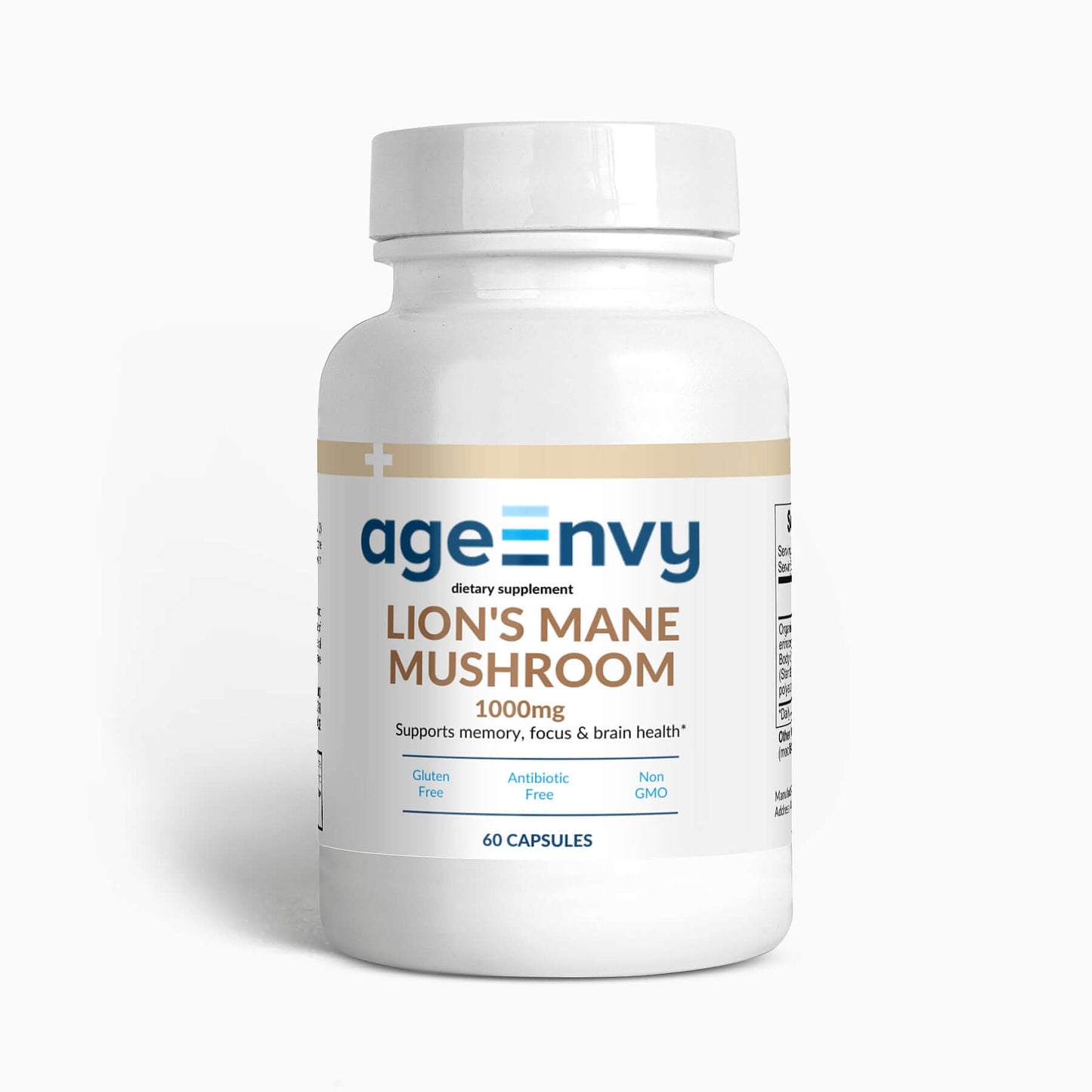 Lion's Mane Mushroom 60 Vegan Caps - Neuro Support