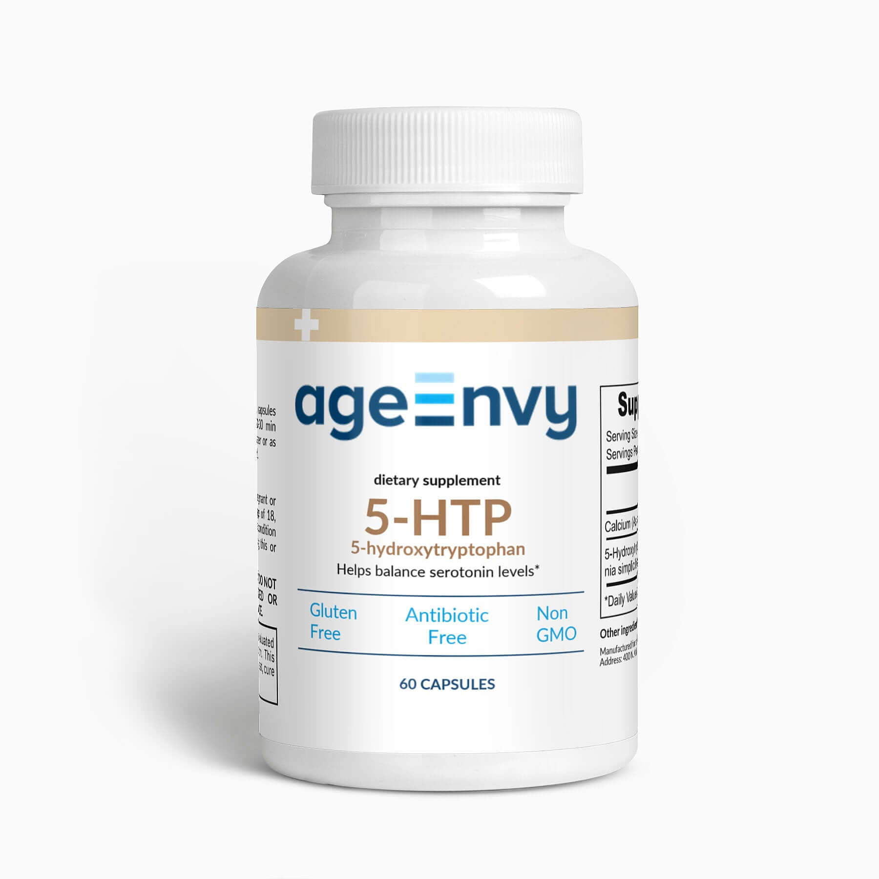 Bottle of 5 HTP Supplement offered by AgeEnvy