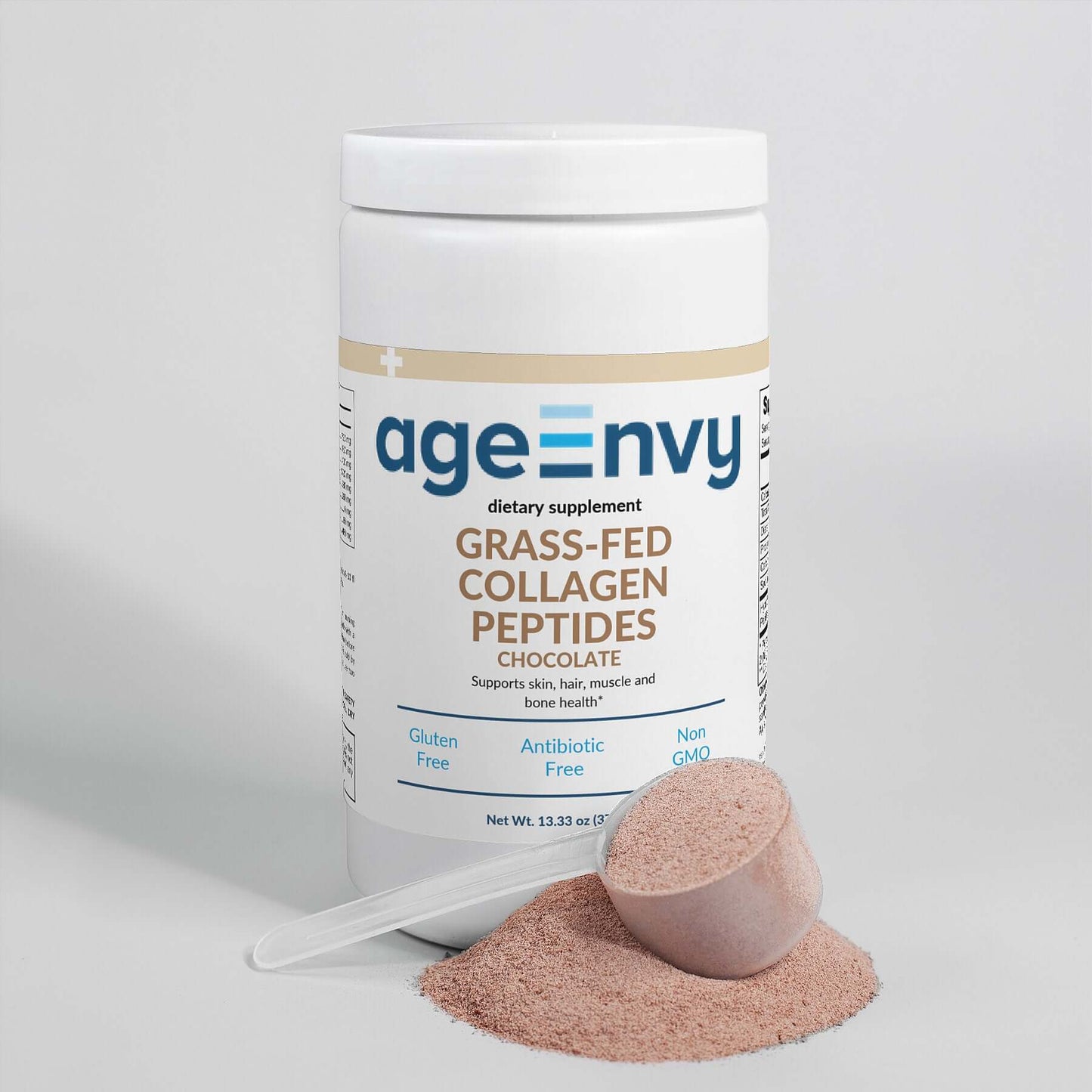 Grass-Fed Collagen Peptides Chocolate by AgeEnvy