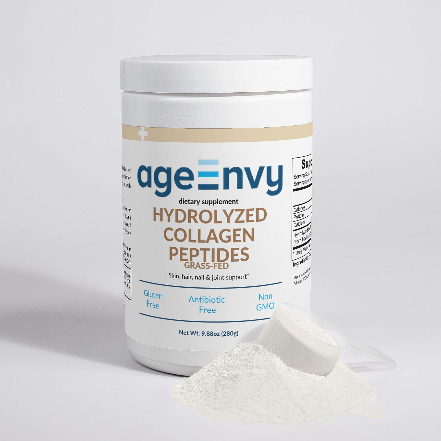 Grass-Fed Hydrolyzed Collagen Peptides by AgeEnvy