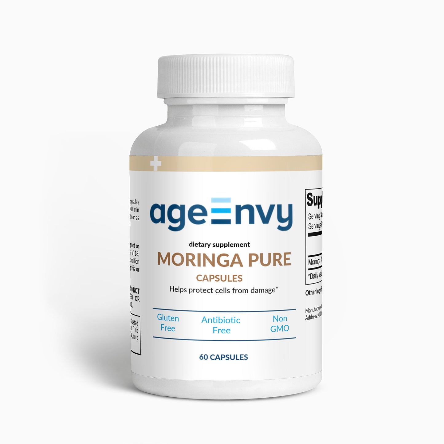 Moringa Pure (800 mg) 60 Caps - Cellular Protection