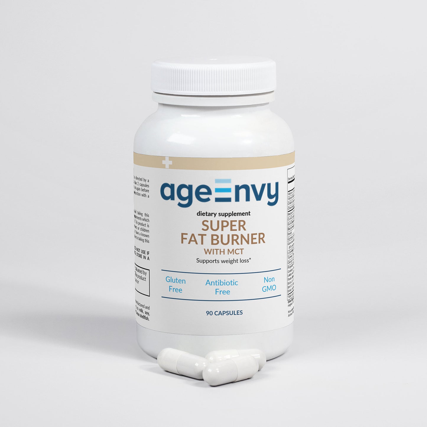 Super Fat Burner with MCT Oil (90 Caps) by AgeEnvy