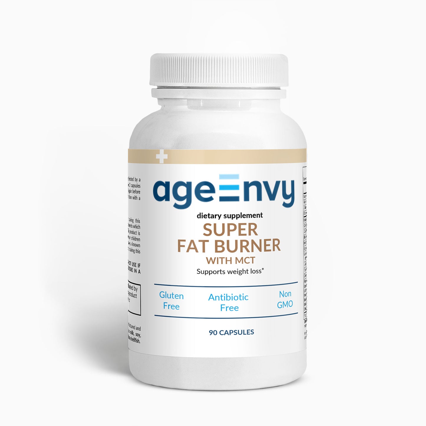 Super Fat Burner with MCT (90 Caps) -  Boost Metabolism and Support Healthy Weight Loss with Vitamin C & B-6