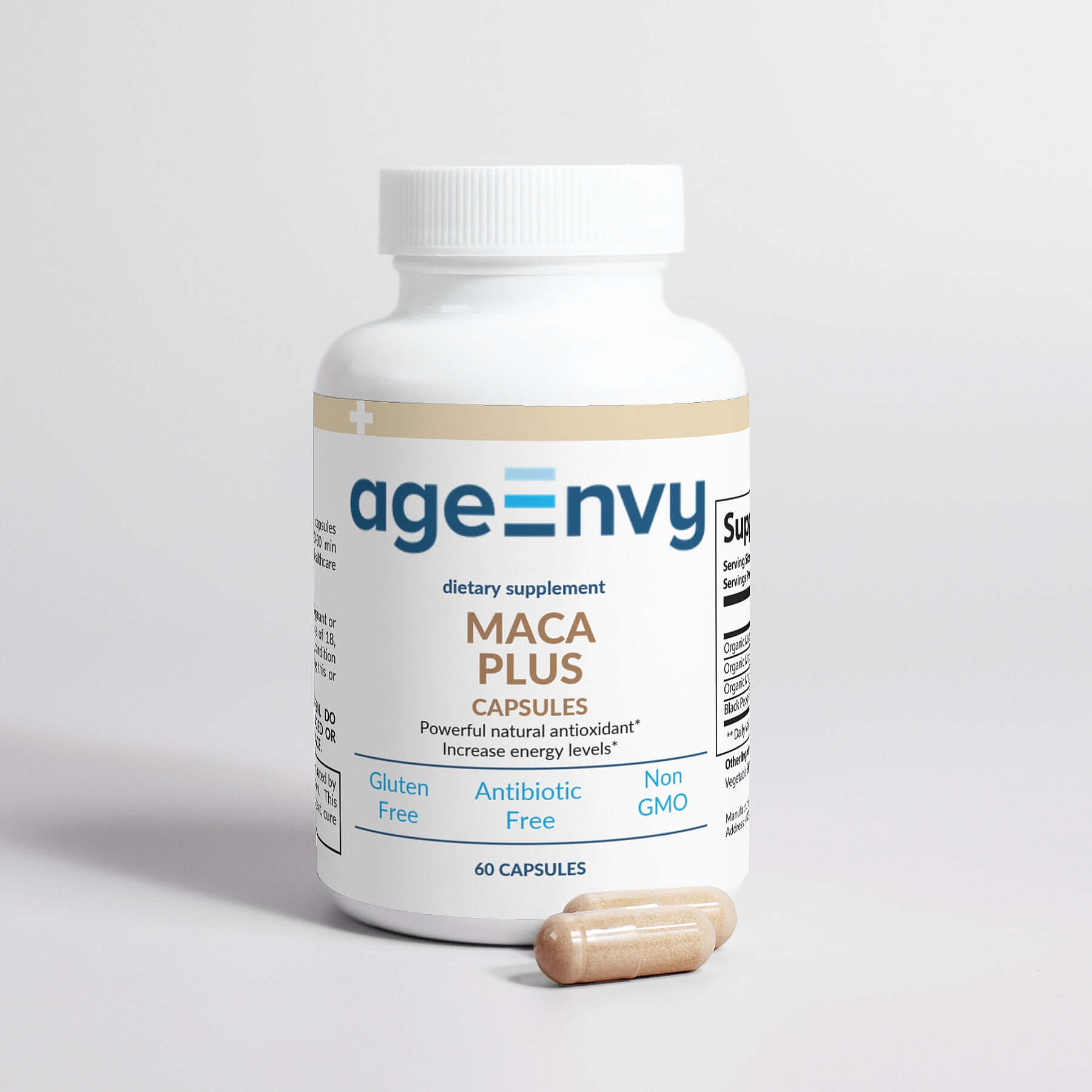 Maca Plus Supplement by AgeEnvy